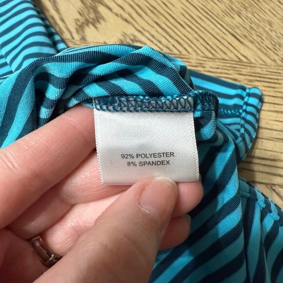 Peter Millar Summer Comfort Striped Performance Polo Blue Fish Competition Large - Picture 4 of 8